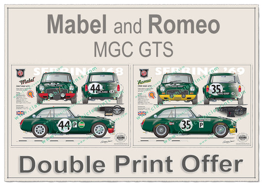 Mabel and Romeo MGC GTS