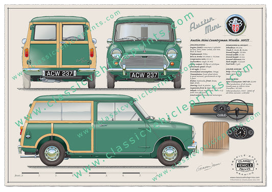 Mini Countryman Woodie MKII Almond Green