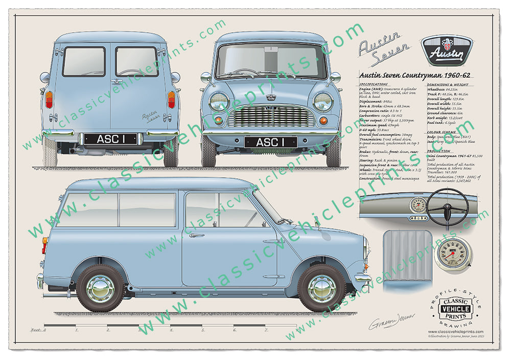 1960-62 Austin Seven Countryman Speedwell Blue