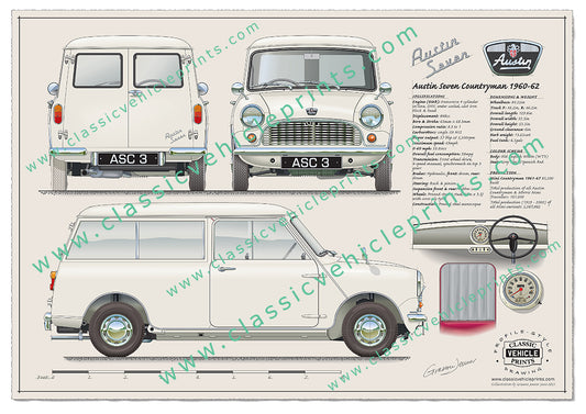 1960-62 Austin Seven Countryman Old English White