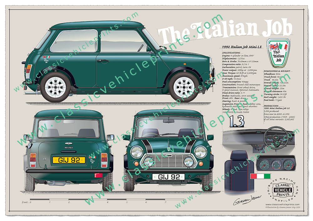 1992 Italian Job Mini LE 1.3 British Racing Green