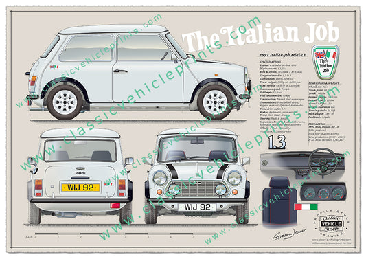 1992 Italian Job Mini LE 1.3 Diamond White