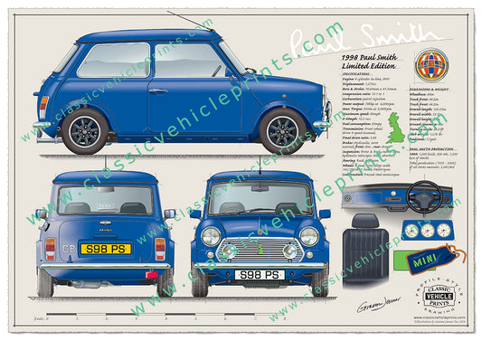 1998 Limited Edition Mini Paul Smith