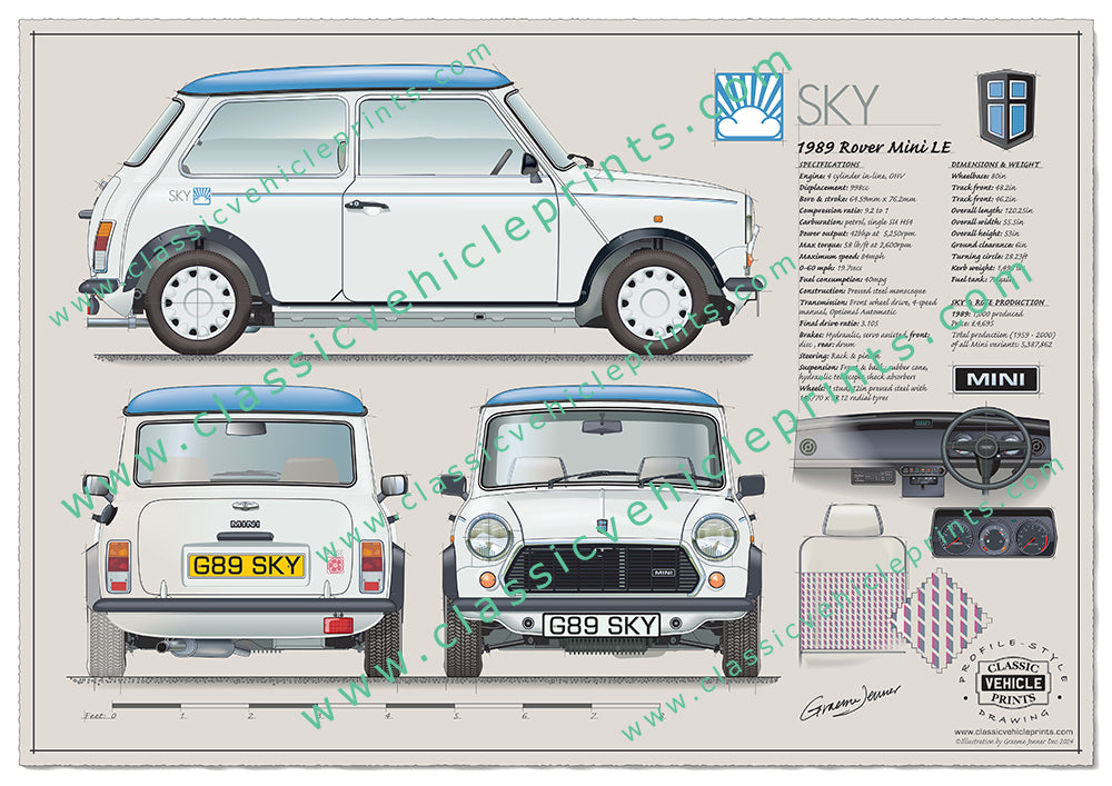 1989 Rover Mini LE Sky