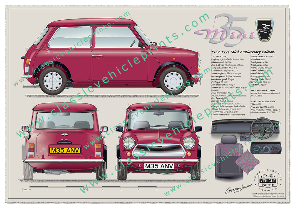 Mini 35 1959 - 1994 Anniversary Edition