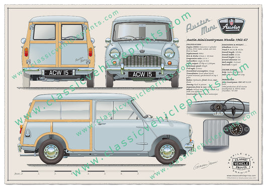 1962-67 Mini Countryman Woodie Smoke Grey