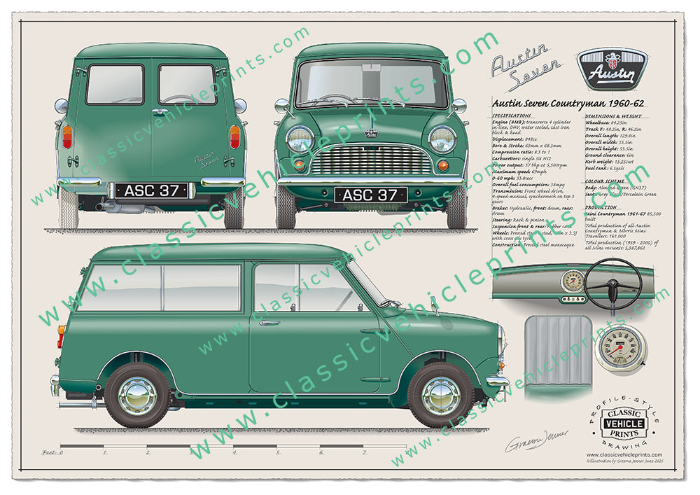 1960-62 Austin Seven Countryman Almond Green