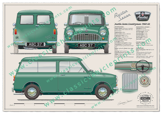1960-62 Austin Seven Countryman Almond Green