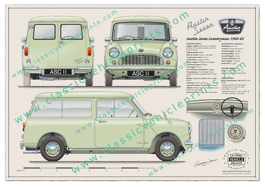 1960-62 Austin Seven Countryman Fiesta Yellow