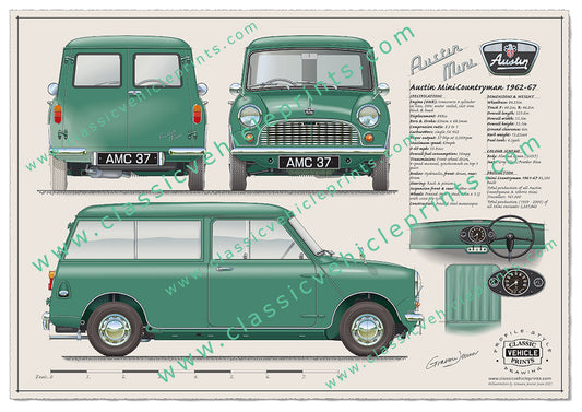 1962-67 Mini Countryman Almond Green